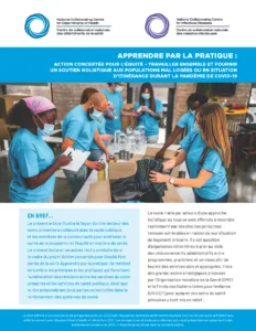 Apprendre par la pratique : Action concertée pour l’équité – travailler ensemble et fournir un soutien holistique aux populations mal logées ou en situation d’itinérance durant la pandémie de COVID-19
