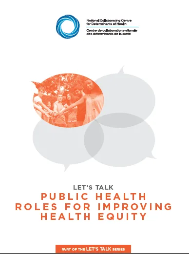 Let’s Talk: Public health roles for improving health equity
