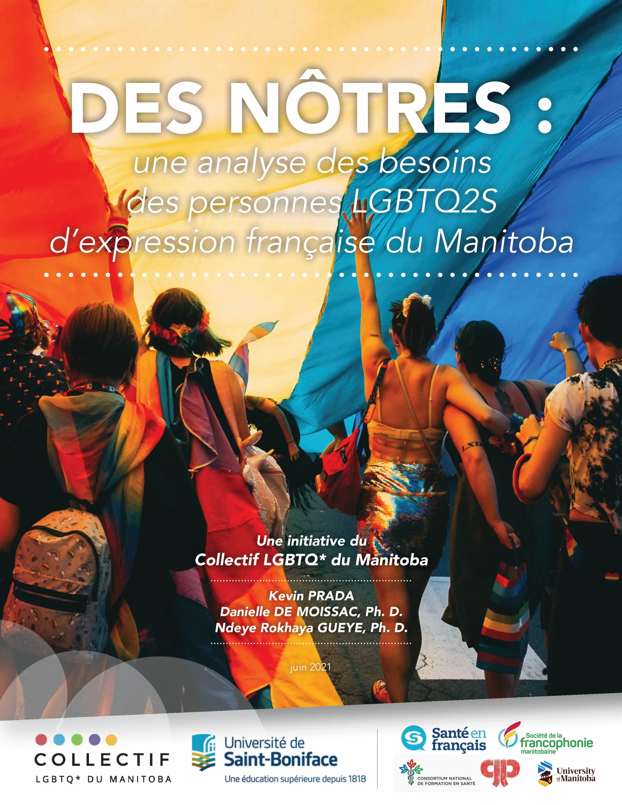 Des nôtres : une analyse des besoins des personnes LGBTQ2S d’expression française du Manitoba