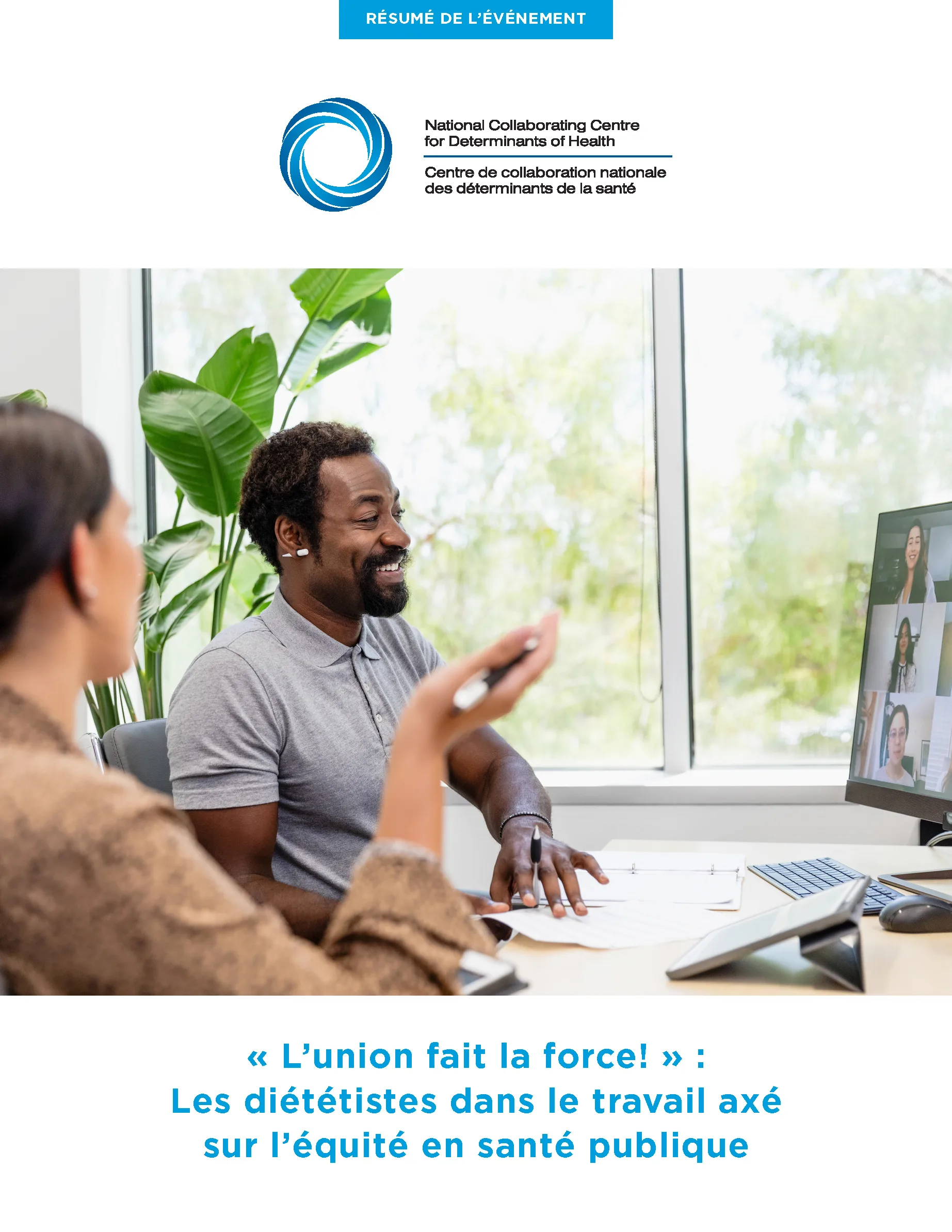 « L’union fait la force! » : Les diététistes dans le travail axé sur l’équité en santé publique